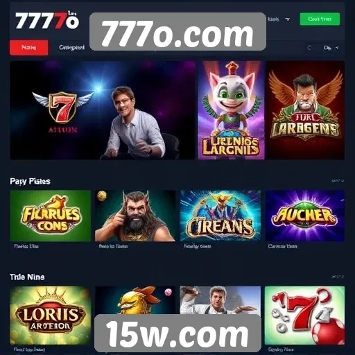 Exploração dos jogos oferecidos no 777o.com